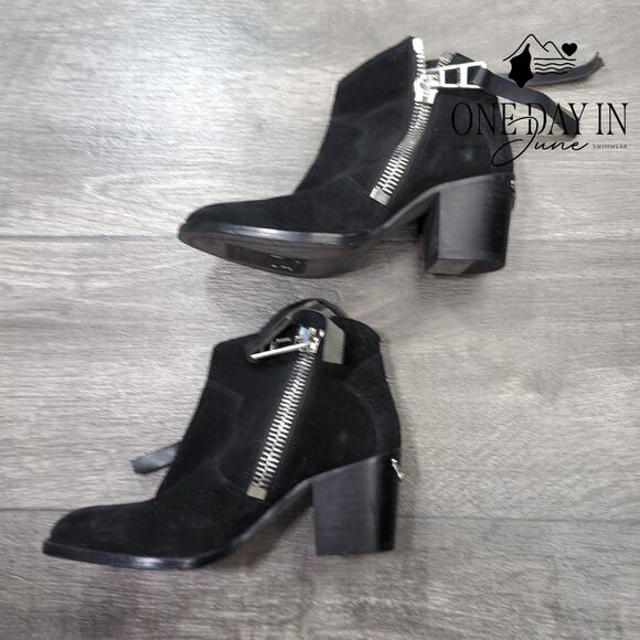 Zadig & Voltaire Molly Studded Suede Ankle Boots Size EU 36 (6) - Picture 2 of 6